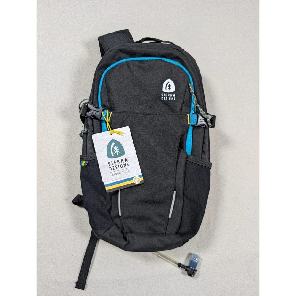 New With Tag Sierra Designs Bear Peak 13L Hydration Backpack Black Gorpcore